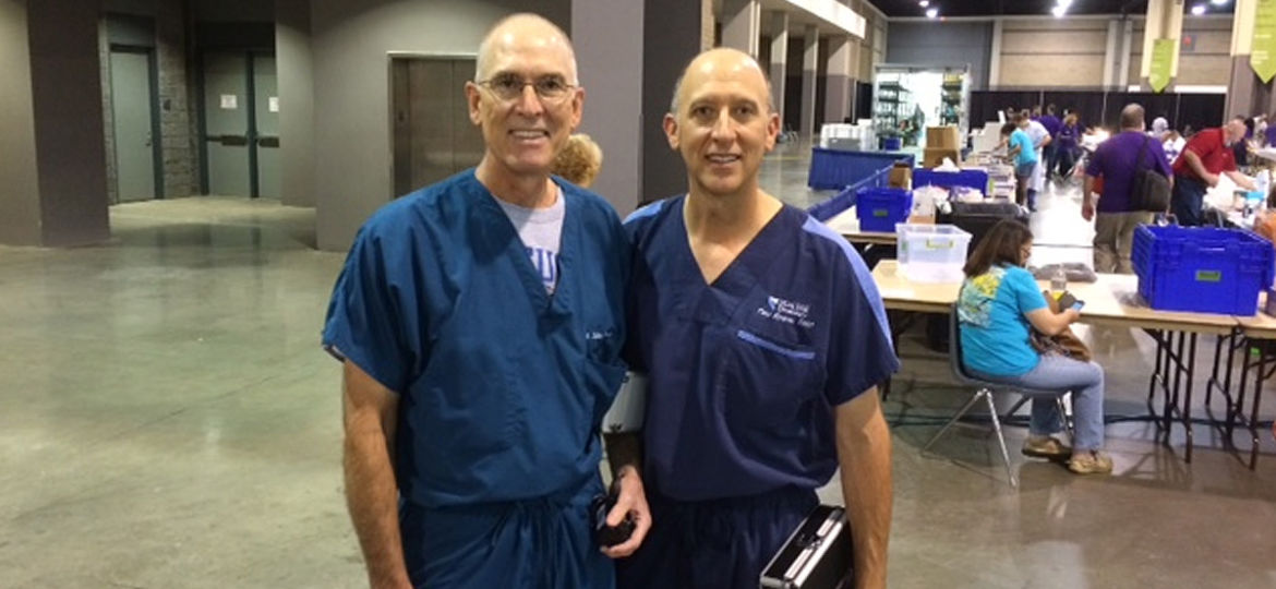 Drs. Burd and Roupas Volunteer at NCMOM in Charlotte