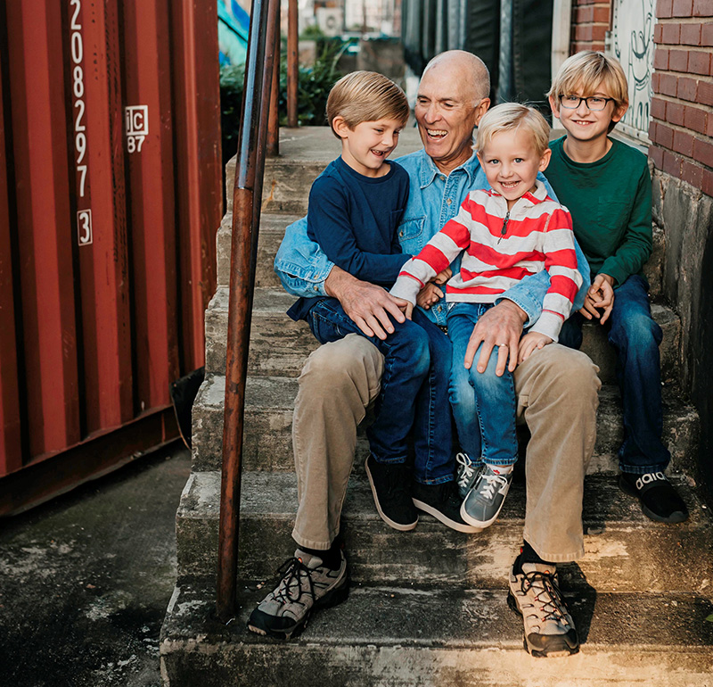 Dr. Burd and Grandsons