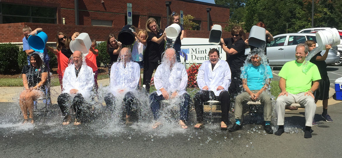 Mint Hill Dentists Took the Ice Bucket Challenge